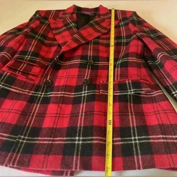 Ralph Lauren Collection Purple Label Jacket Plaid Tartan Blazer Wool Cashmere 12 - Picture 8 of 11